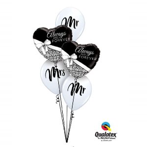 Folienballon - Motiv Always and Forever - S - 45 cm / 0,02m&sup2;