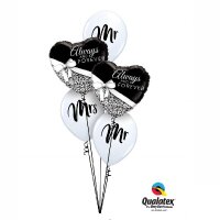 Folienballon - Motiv Always and Forever - S - 45 cm / 0,02m²