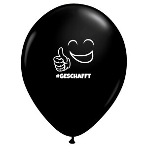 Motivballon Smiley Geschafft