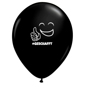 Motivballon Smiley Geschafft