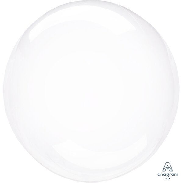 Kugelballon - Clearz Weiß - S - 45 cm / 0,04 m³