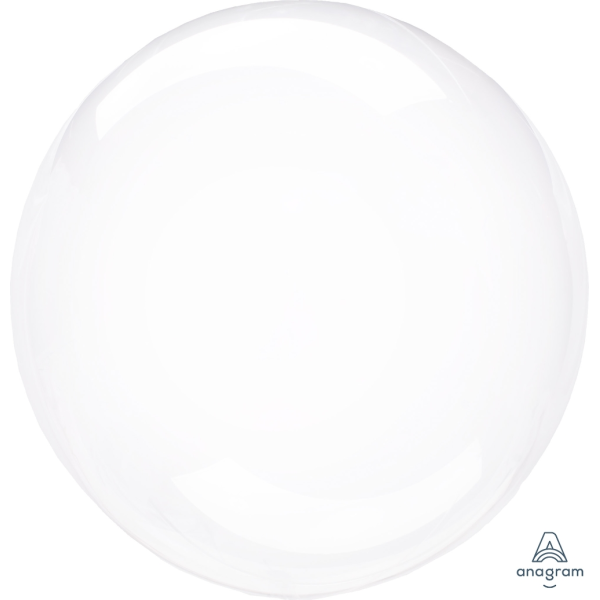 Kugelballon - Clearz Weiß - S - 45 cm / 0,04 m³