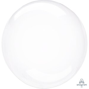 Kugelballon - Clearz Weiß - S - 45 cm / 0,04 m³