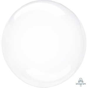 Kugelballon - Clearz Weiß - S - 45 cm / 0,04 m³
