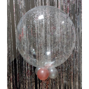 Kugelballon - Clearz Wei&szlig; - S - 45 cm / 0,04 m&sup3;