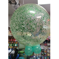 Kugelballon - Clearz Weiß - S - 45 cm / 0,04 m³