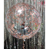 Ballon Clearz Hellrosa - XL - 55cm/0,04m³