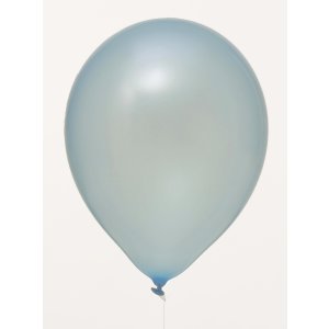 Latexballon - Hellblau Perlmutt - Ø 28 cm (10)