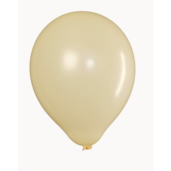 Latexballon Creme/Elfenbein Ø 31 cm (10)