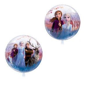 Single Bubble Ballon - Motiv Frozen II - XL - 56cm/0,04m&sup3;