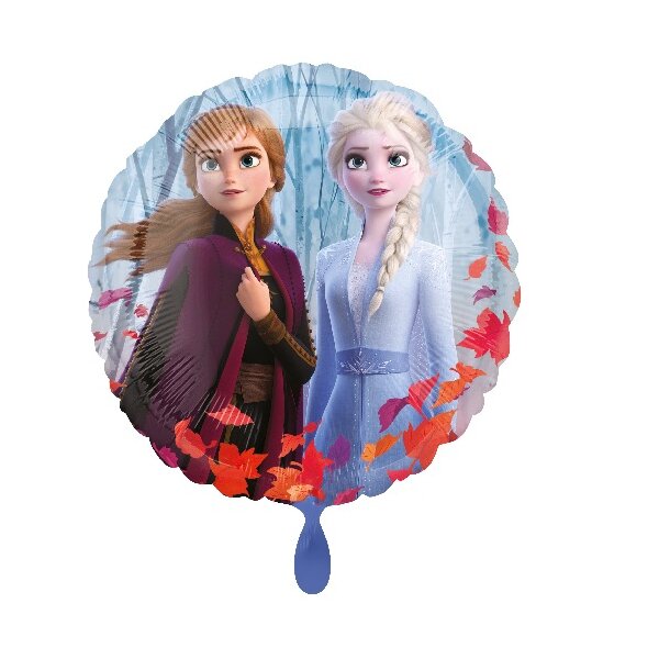 Folienballon - Motiv Frozen II Anna, Elsa und Olaf - S - 45 cm / 0,02 m³