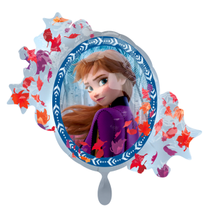 Folienballon - Figur Frozen II Spiegelbild von Anna und Elsa - XXL - 76 x 66cm /0,07m&sup3;