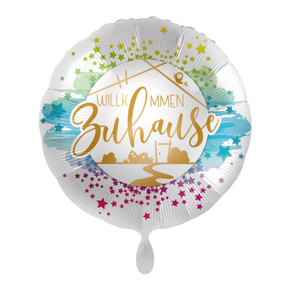 Folienballon - Motiv Willkommen Zuhause I - S - 43 cm /...