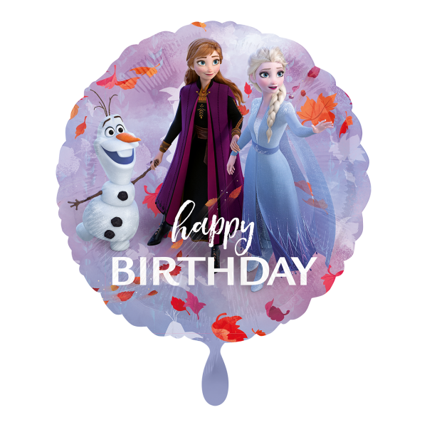 Folienballon - Motiv Frozen 2 Happy Birthday - S - 45 cm...