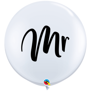 Explosionsballon Hochzeit Mr XXL