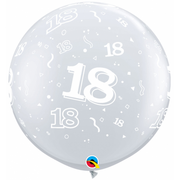 Explosionsballon 18 Transparent XXL