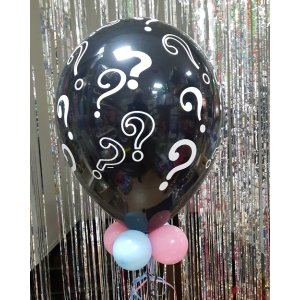 Explosionsballon Gender - XL/Latex-  40cm/0,04m³