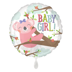 Folienballon - Motiv Baby Koala Girl - S - 42 cm / 0,02...