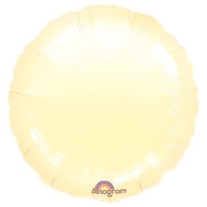 Ballon Rund elfenbein - S/Folie - 45cm/0,02m³
