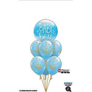 Ballonstrauß Geburt - Little Buddy!