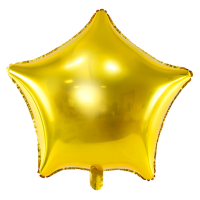 Folienballon - Stern Gold - XXL - 70 cm / 0,06 m³