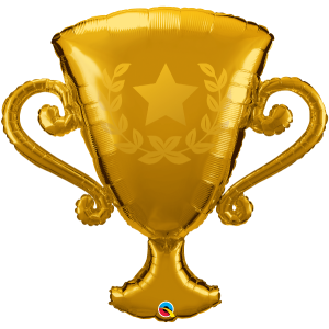 Folienballon - Figur Golden Trophy - XXL - 99 cm / 0,07...