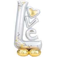 Folienballon - AirLoonz Love Wedding - XXXL/147cm