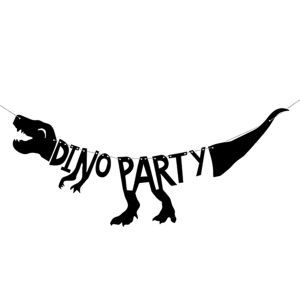 Girlande Dino Party