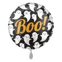 Folienballon - Motiv Boo Ghost - S - 45 cm / 0,02 m³