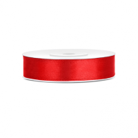 Geschenkband Satin 12 mm Rot