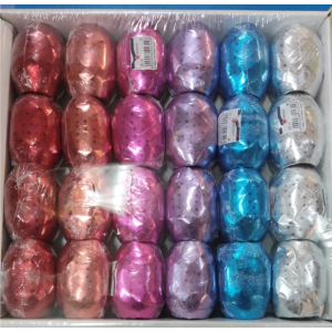 Geschenkband Eiknäul Metallic Sterne 5 mm