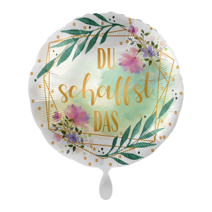 Folienballon - Motiv Du schaffst das - S - 45 cm / 0,03...