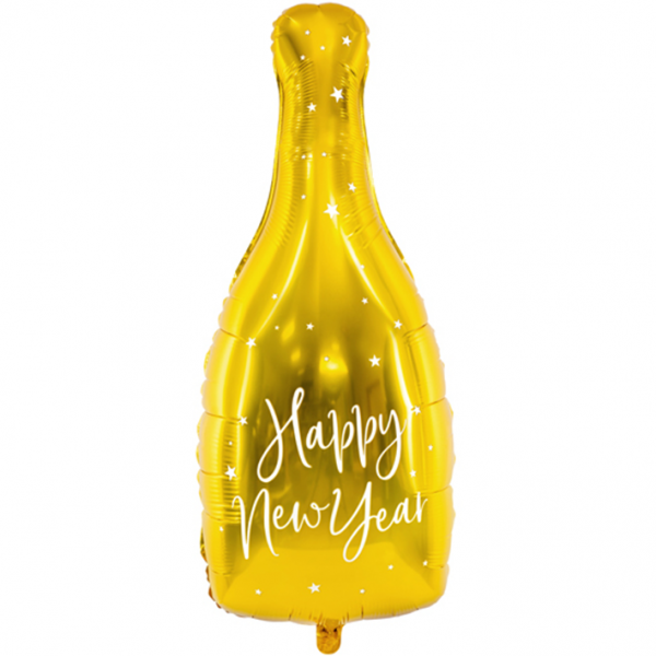 Ballon XXL Happy New Year Bottle