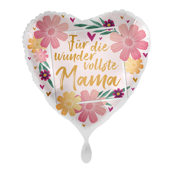 Folienballon - Motiv Für die wundervollste Mama - S...