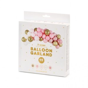 Ballongirlande-Set Shiny Pink DIY