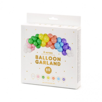 Ballongirlande-Set Rainbow DIY (2m)