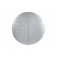 Lampion - silber - 25 cm