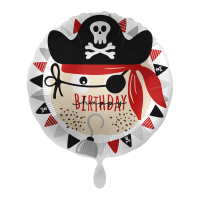Folienballon - Motiv Pirates Party - S - 45 cm / 0,02 m³