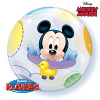 Single Bubble Ballon - Motiv Baby Mickey Maus - XL - 56cm/0,04m³