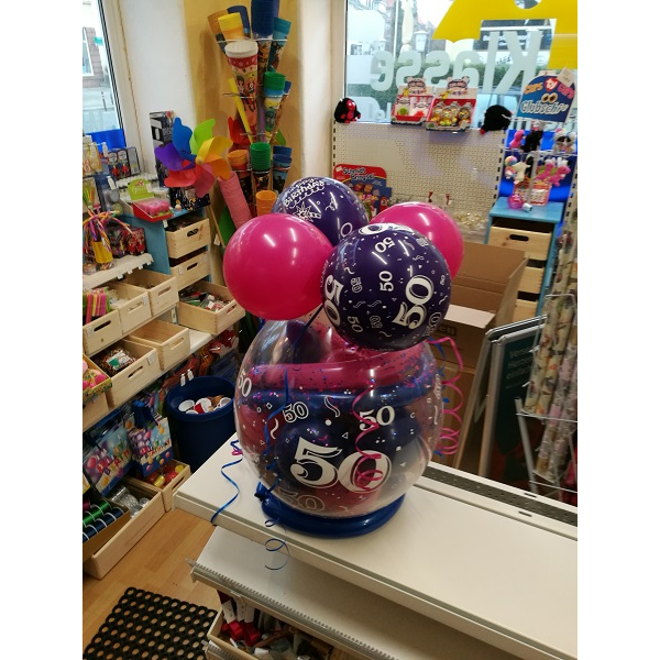 Geschenkballon - Standing Geburtstag