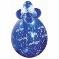 Klassischer Geschenkballon mit Zahlen