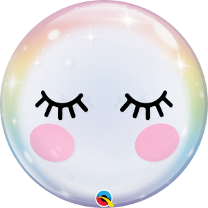 Single Bubble Ballon - Motiv Eyelashes - XL -...