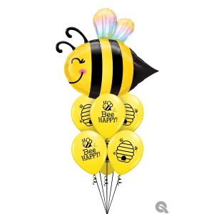 Latexballon - Motiv Bee Happy