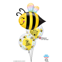 Latexballon - Motiv Bee Happy