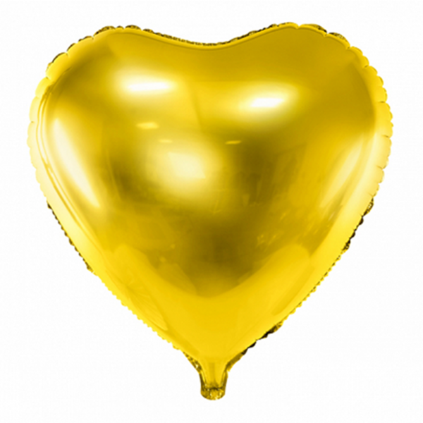Ballon XL Herz Gold