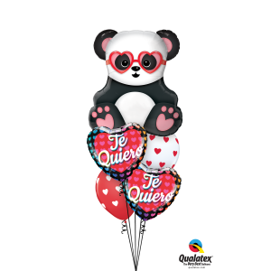 Folienballon - Figur Panda Bär Love - XXL - 81cm...