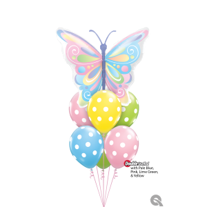 Folienballon - Figur Beautiful Butterfly - XXL - 102cm...
