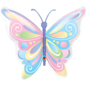 Folienballon - Figur Beautiful Butterfly - XXL - 102cm...