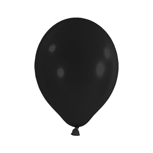 Latexballon Schwarz - S/Latex - 30cm/0,02m³