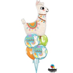 Folienballon - Figur LoveLlama - XXL - 114 cm / 0,10 m³